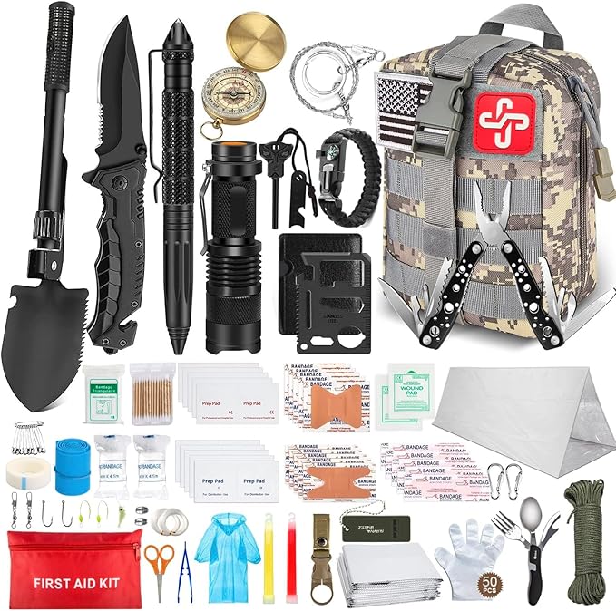238 stk. Emergency Survival Kit og First Aid Kit