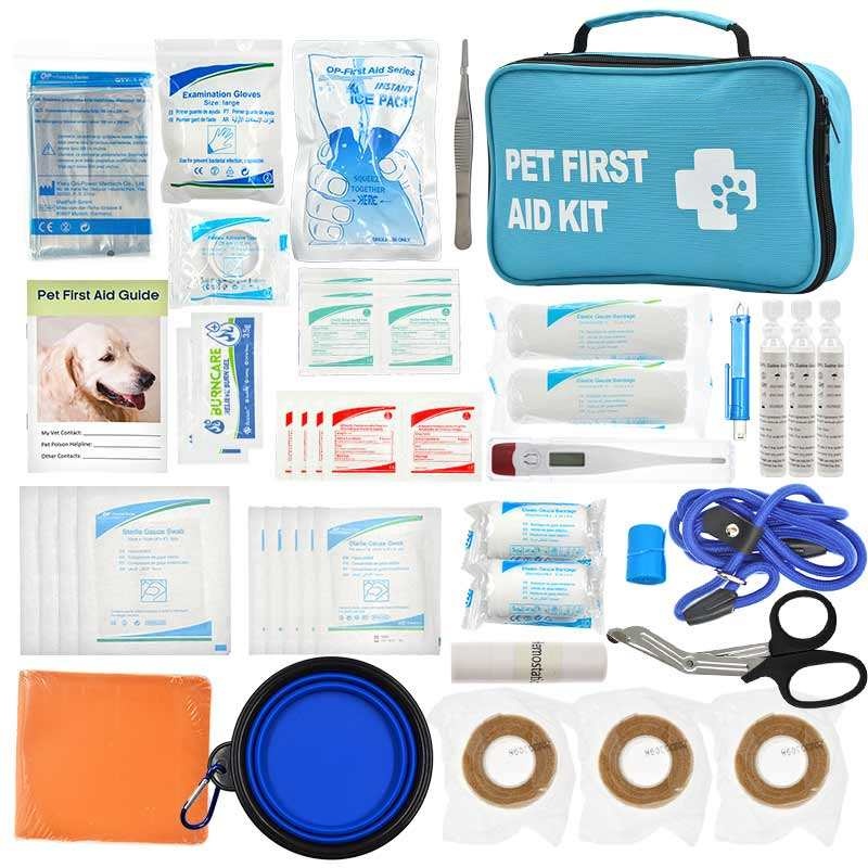 Førstehjælpssæt til hunde og katte | Bærbart Emergency Care Kit til kæledyr