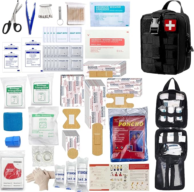 Tactical MOLLE Survival First Aid Kit til nød- og udendørsbrug